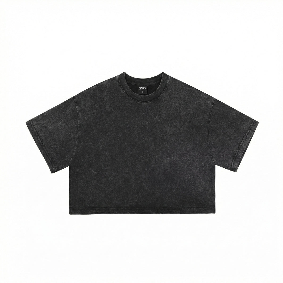 Y2K ウォッシュ加工 クロップドTシャツ 半袖
