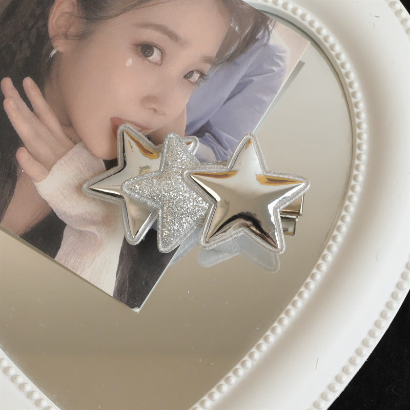 Y2K ぷっくり スター ヘアクリップ