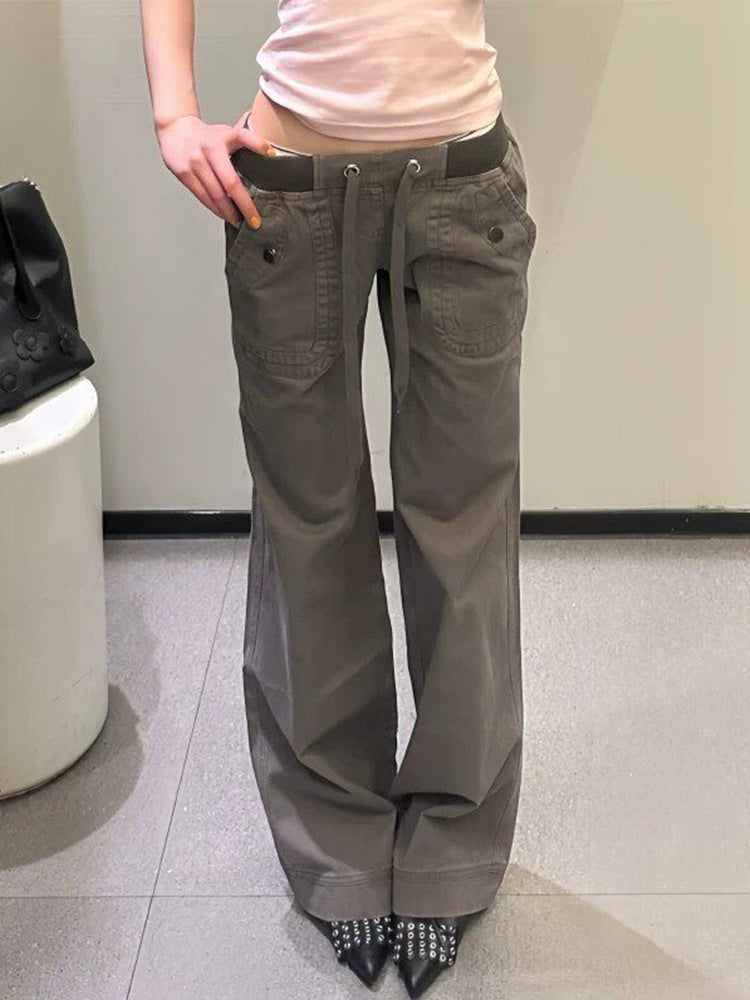 Y2K ローライズ ワイド ワークパンツ