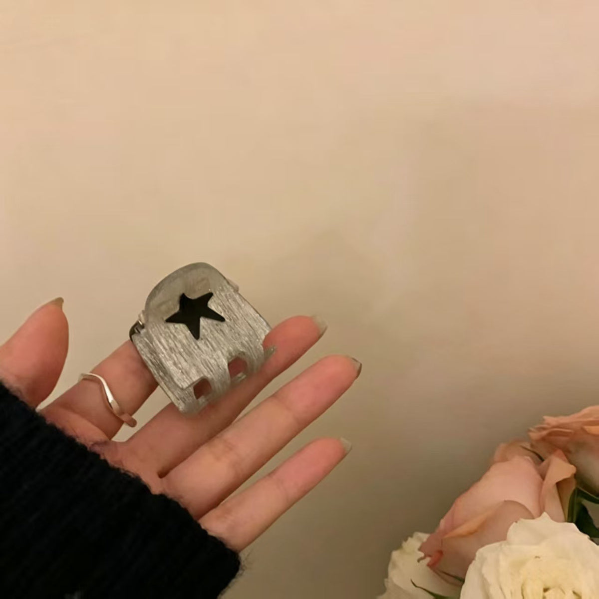 Y2K スター ヘアクリップ