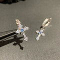 Y2K ゴシック クロス フープピアス