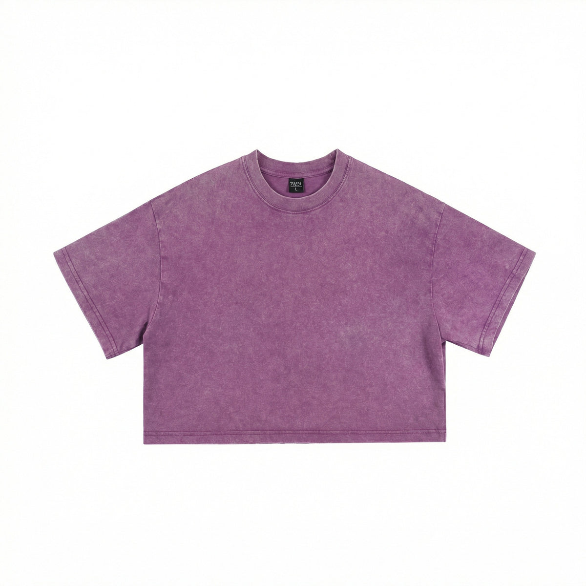 Y2K ウォッシュ加工 クロップドTシャツ 半袖