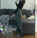 Y2K Camo Wide Leg Cargo Pants